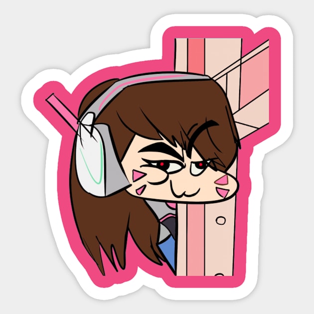 Gremlin D.va Sticker by Oshio